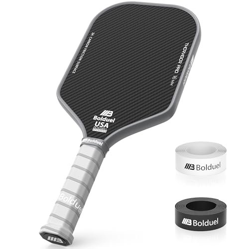 USAPA Approved 3K Carbon Fiber Pickleball Paddles Pro...