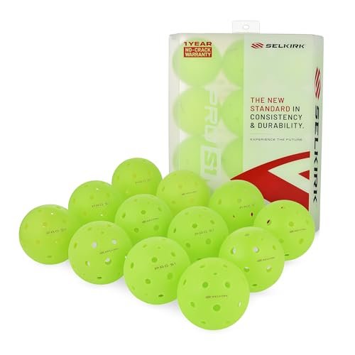 Selkirk Sport Pro S1 Ball | Crack-Resistant 38-Hole Outdoor...