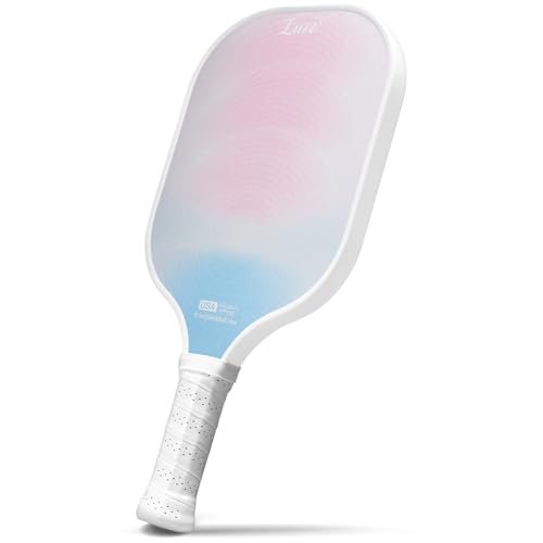 Luzz Carbon Fiber Pickleball Paddles, Sandblasted Surface,...