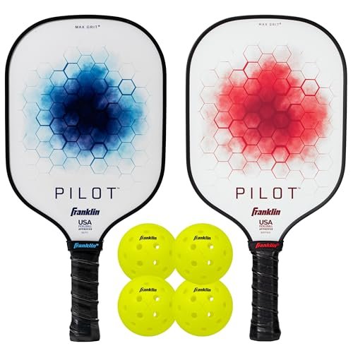 Franklin Sports Pickleball Paddle and Ball Set, Pilot.