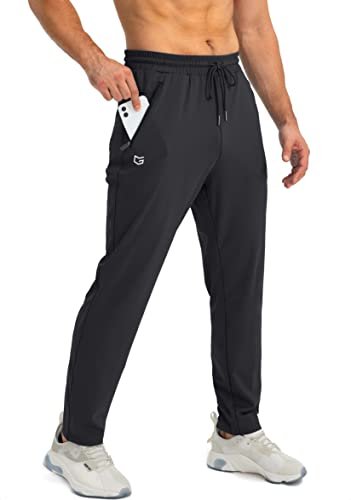 G Gradual Men's Sweatpants with Zipper Pockets Tapered...