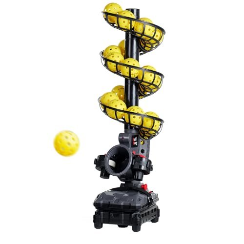 Furlihong 3802PBH Pickleball Machine, Adjustable Speed &...