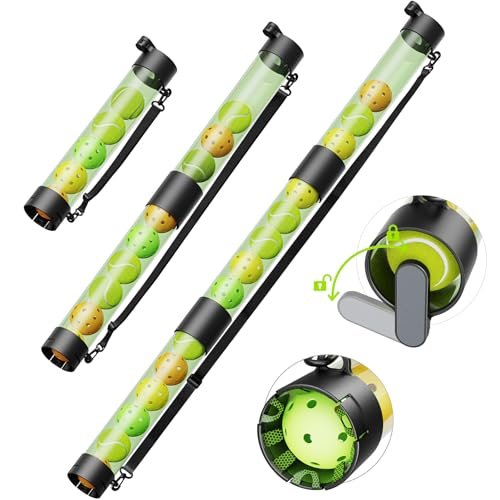 SELMOR 17 Balls Pickleball Ball Retriever & Storage Tube.