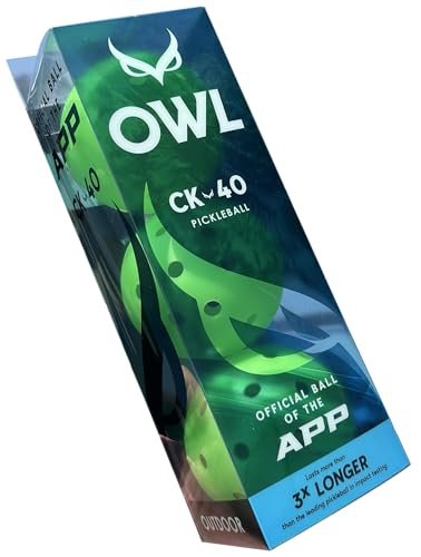 OWL Sport PICKLEBALLS – 3 Pack | USAPA Approved Tournament