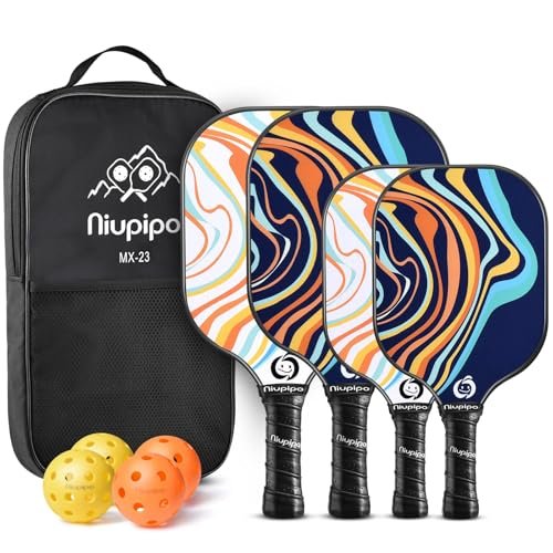 Niupipo Pickleball Paddles, Parent, Child Pickleball Set, 4...