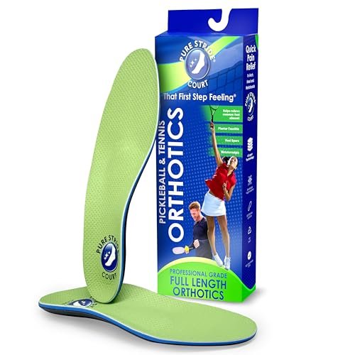 Pure Stride Pickleball & Tennis Court Orthotics for Plantar...