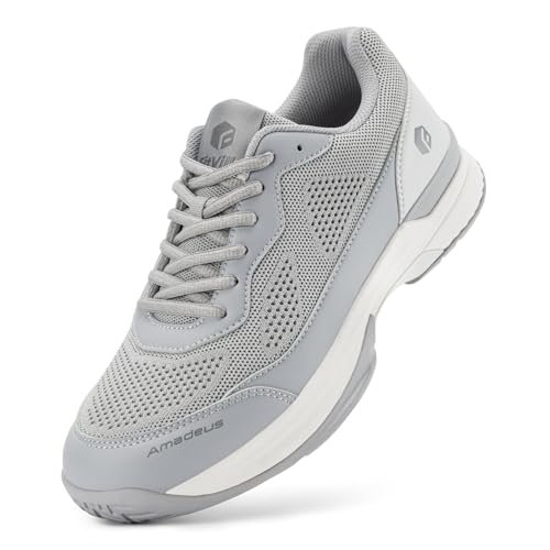 FitVille Wide Pickleball Shoes for Men Tennis Sneakers.