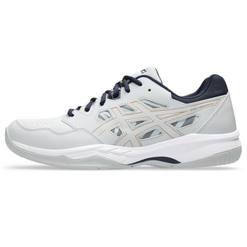 ASICS Men's Gel-RENMA Pickleball Shoes, 9.5, Concrete/Pure...
