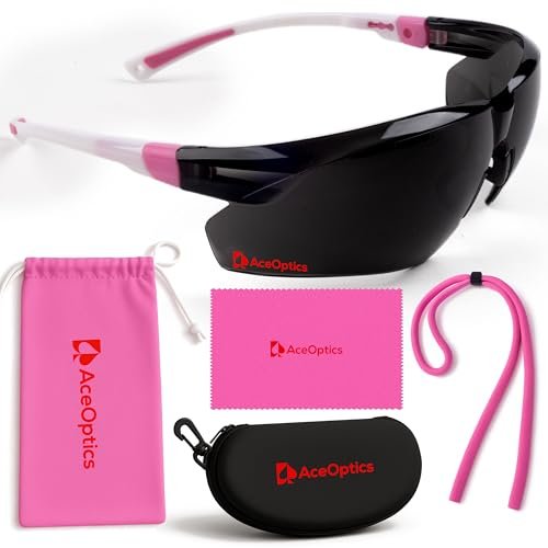 Aceoptics ANSI Z87 Safety Sunglasses for Women with...