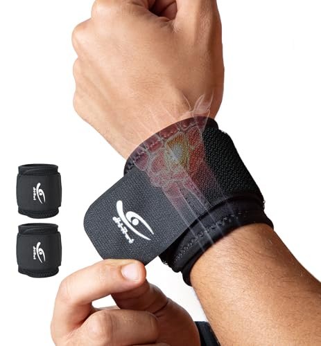 HiRui 2 Pack Wrist Compression Straps – For Pain Relief