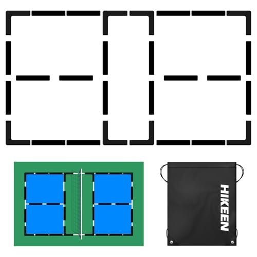 Hikeen Court Lines Marker Kit Black Anti-Slip...