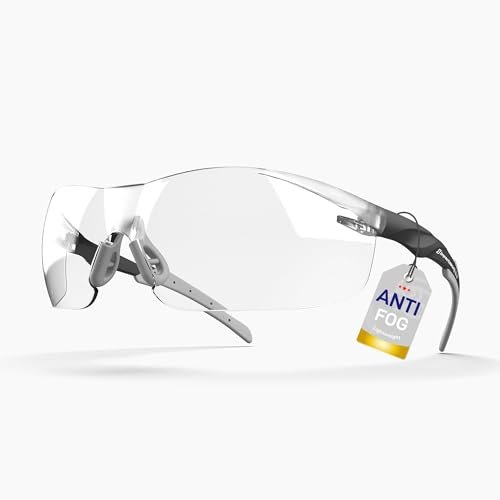 IMPACTABLE ANSI Z87.1 Fit-Upgraded Safety Glasses – Clear...