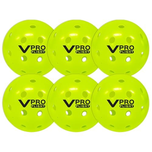 Vulcan | VPRO Flight Outdoor Pickleball | 6 Pack