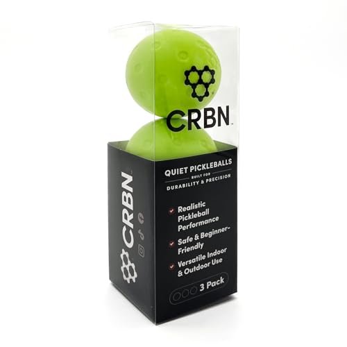 CRBN Pickleball - Quiet Pickleballs – Foam Practice Balls.