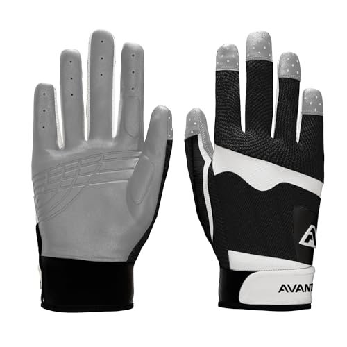 Avantic Full Finger Pickleball Glove, Leather Palm, Padded...