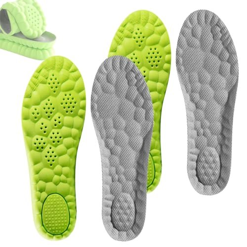 Pickleball Insoles for Men Women, 4D Memory Foam Arch...