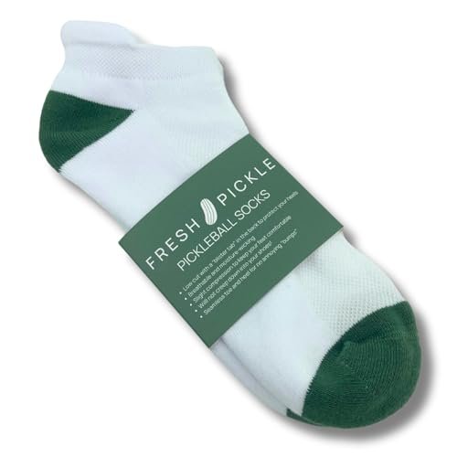 Fresh Pickle Pickleball Socks - Moisture Wicking, Low Cut...