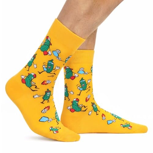 JOCKLAND Funny Pickleball Socks for Men Women Sports Gifts