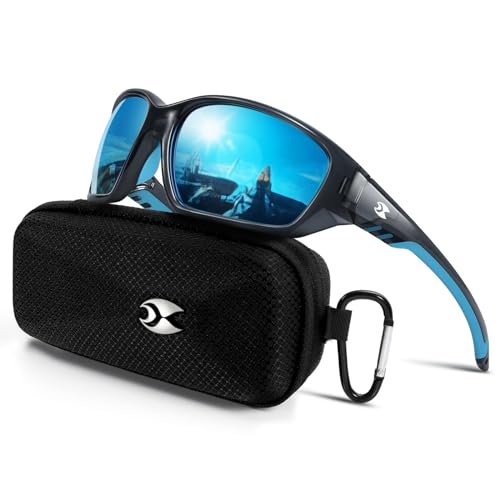 suoso Sports Polarized Sunglasses for Men: Womens UV440 Wrap