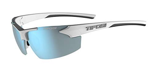 Tifosi Optics Track Sunglasses (White/Black, Smoke Bright...