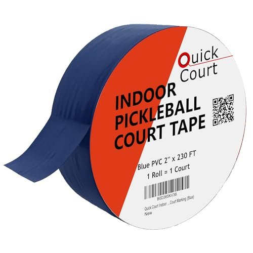 Quick Court Indoor Pickleball Court Tape - Zero Residue...