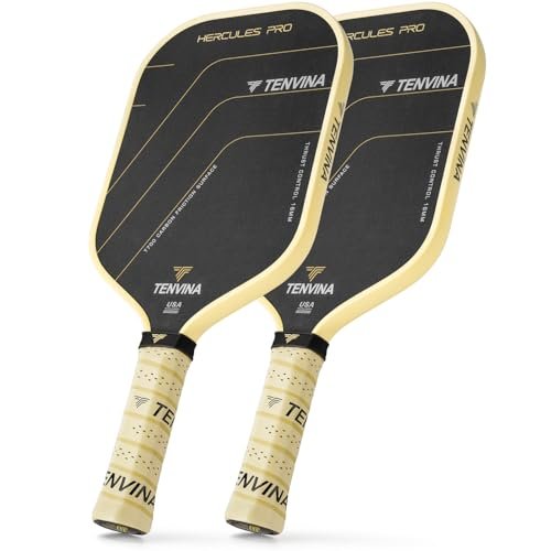 TENVINA Pickleball Paddles Set of 2, Thermoforming T700SC...