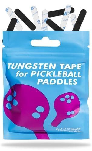 DZrudun Tungsten Tape for Pickleball Paddles 10pcs Paddle...