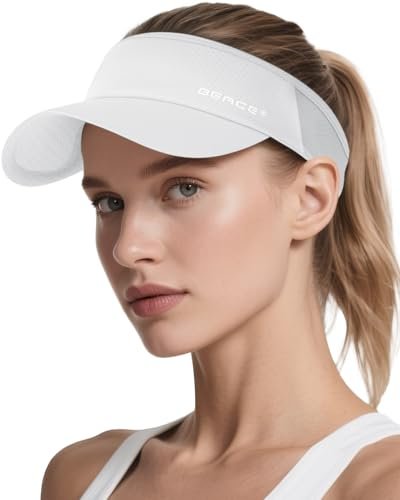 BEACE Lightweight Moisture Wicking Sports Sun Visors for...