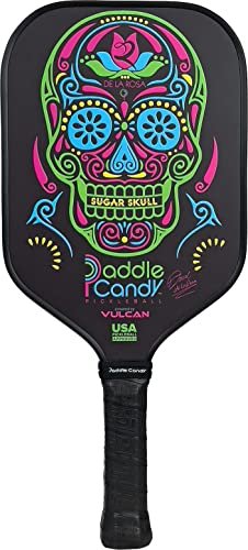 Vulcan | Paddle Candy Sugar Skull Pickleball Paddle Hybrid...