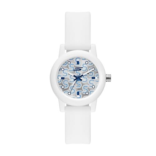 Skechers Women's Rosencrans Three Hand White Silicone Watch
