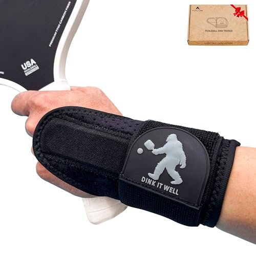 Fjalljós Pickleball Dink & Drop Trainer Wrist Brace Support...