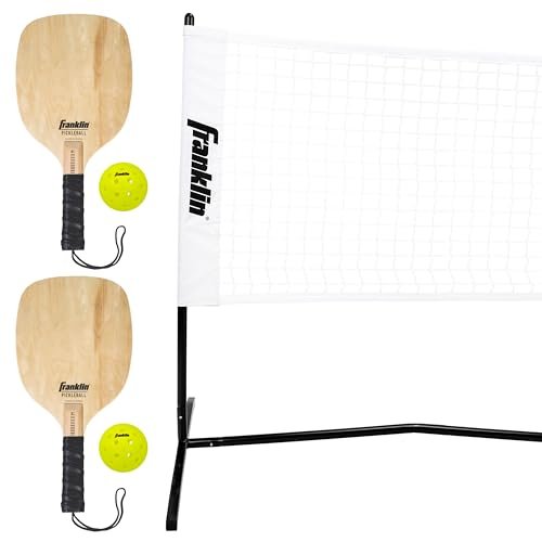 Franklin Sports Half Court Size Pickleball Net Kit.