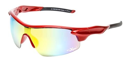 Calabria Rally Black/Red Mirror Pickleball Sunglasses for...