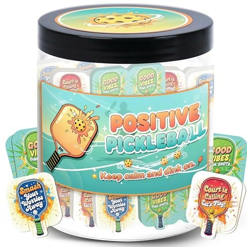 Positive Pickleball Jar With 60 Affirmation Cards,...