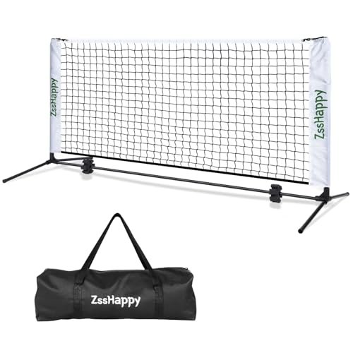 ZSSHAPPY 6FT Mini Pickleball Net, Quick Setup Portable...