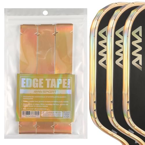 AMA Sport LaserEdge Pickleball Paddle Edge Protection Tape,...
