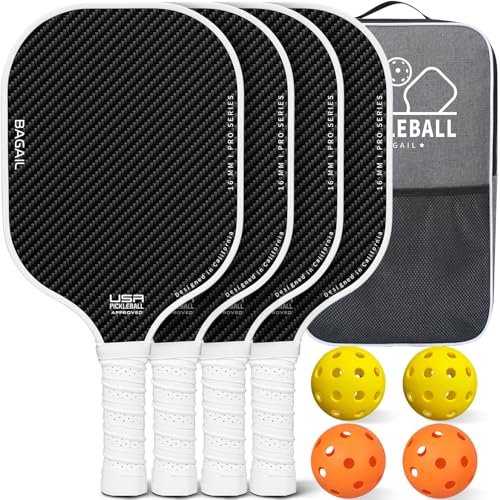 BAGAIL Pickleball Paddles, USAPA Approved Fiberglass...