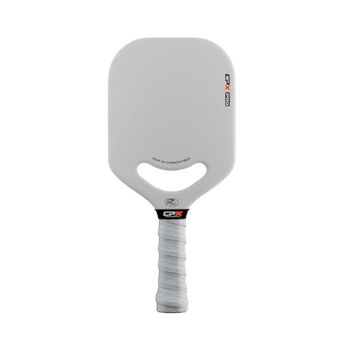 CPX Pro Carbon Fiber Pickleball Paddle - 19mm Edgeless White