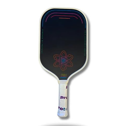 Proton Series Three Raw Carbon Pickleball Paddle -...