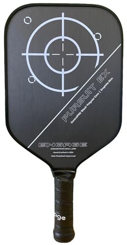 Engage Pursuit EX Graphite Pickleball Paddle – Spin and...