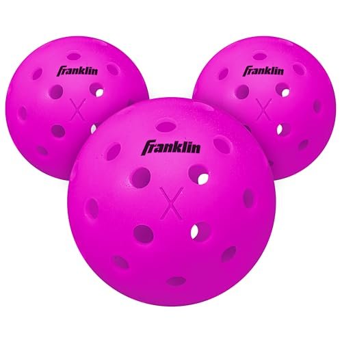 Franklin Sports X-40 Outdoor Pickleballs - USA Pickleball 3...