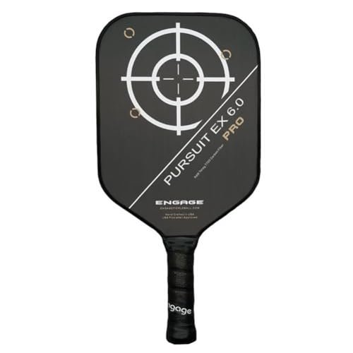 Engage Pursuit Pro EX 6.0 Pickleball Paddle Raw Carbon Fiber
