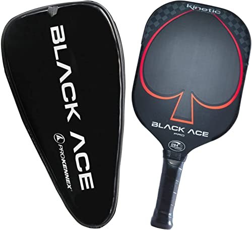 PROKENNEX Black Ace Pro - Pickleball Paddle with Carbon...