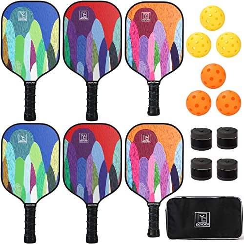 Graphite Pickleball Paddles Set of 6, 2025 USAPA Approved