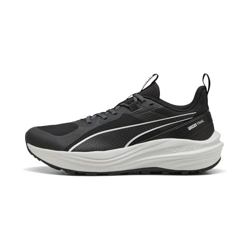 Puma Men's Flare PRO Trail Running Shoes, Black-Feather Gray