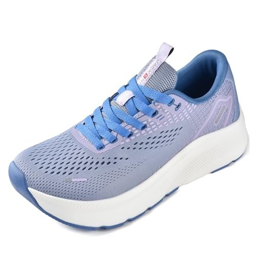 JACKSHIBO Wide Toe Box Shoes Women Arch Support Sneakers