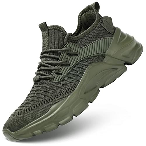 Srenket Men's Running Shoes Non Slip Shoes Breathable...