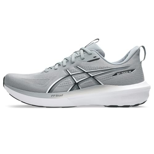 ASICS Men's GT-1000 14 Running Shoes, 12, Gravel/White