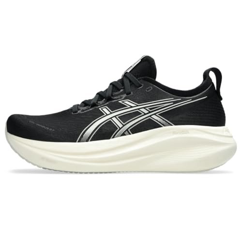 ASICS Men's Gel-Nimbus 27 Running Shoe, 10.5, Black/Lake...
