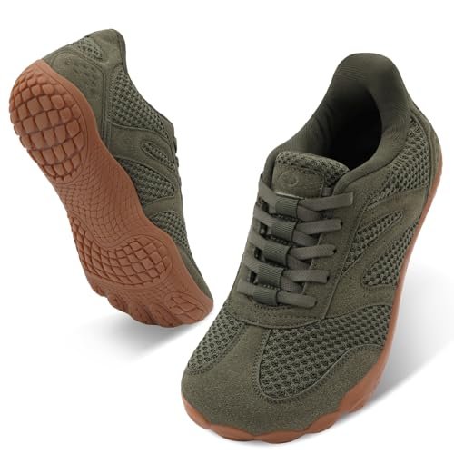 relxfeet Men's Barefoot Trail Running Shoes Minimalist Wide...